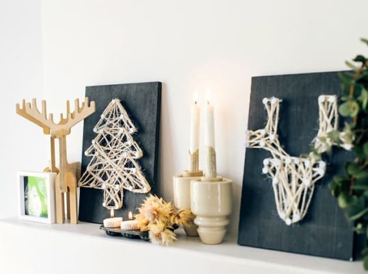 y tuong trang tri giang sinh don gian