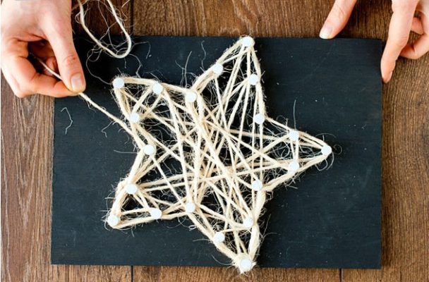 trang tri noel tu day coi